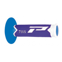 Progrip, gripy PG788 Off Road (22+25mm, dél.115mm), barva bílá/modrá/modrá (trojsměs.) (PG788/26) (788-285)