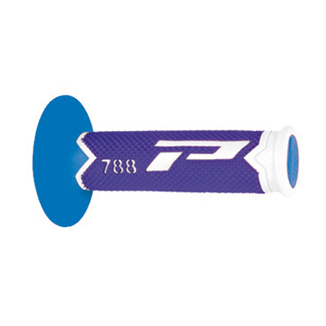 Progrip, gripy PG788 Off Road (22+25mm, dél.115mm), barva bílá/modrá/modrá (trojsměs.) (PG788/26) (788-285)