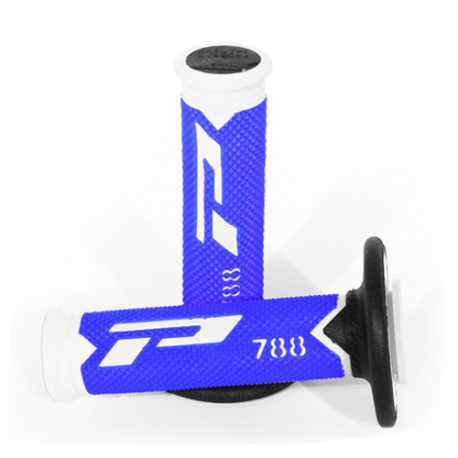 Progrip, gripy PG788 Off Road (22+25mm, dél.115mm), barva bílá/modrá/černá (trojsměs.) (PG788/17) (788-217)