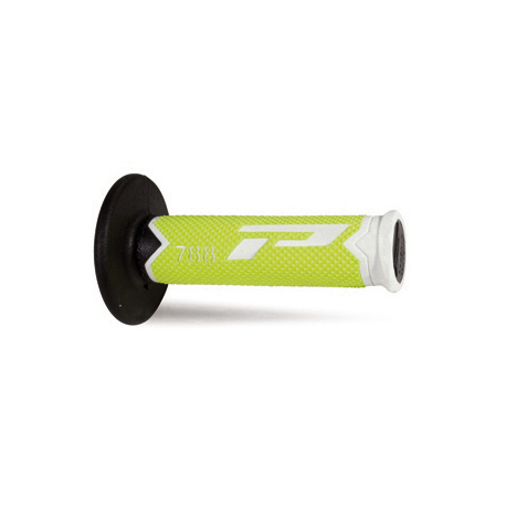 Progrip, gripy PG788 Off Road (22+25mm, dél.115mm), barva bílá/žlutá fluo/černá (trojsměs.) (788-303)