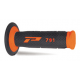 Progrip, gripy PG791 Off Road (22+25mm, dél.115mm), barva oranžová fluo/černá (dvousměs.) (791-296)