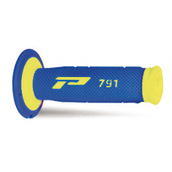 Progrip, gripy PG791 Off Road (22+25mm, dél.115mm), barva žlutá Fluo/modrá (dvousměs.) (791-252) (PG791YLF/BL)