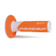 Progrip, gripy PG801 Off Road (22+25mm, dél.115mm), barva bílá/oranžová Fluo (dvousměs.) (PG801WH/ORF) (801-242)