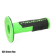 Progrip, gripy PG801 Off Road (22+25mm, dél.115mm), barva zelená fluo/černá (dvousměs.) (801-295) (PG801GRF/BK)