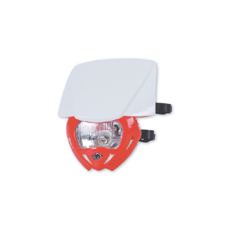 UFO, přední maska PANTHER DUAL barva bílá/červená