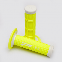 Progrip, gripy PG791 Off Road (22+25mm, dél.115mm), barva bílá/žlutá (dvousměs.) (791-244) (PG791WH/YLF)