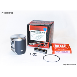 Bearing Worx, pístní sada Yamaha YZ 125 (YZ125) 05-18 (53,97mm) kroužky RIK (1 ks.)