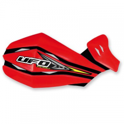 UFO, chrániče páček, CLAW červená barva (s montážní sadou 22mm)