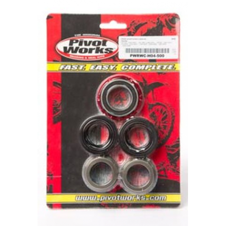 Pivot Works, sada ložisek a rozpěrek zadního kola, Honda CRF 25R 04-08/ CR 125R 02-07/ CRF 450R 02-08
