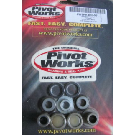 Pivot Works, sada ložisek zadního tlumiče, Kawasaki KX 80/85 (98-11)