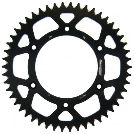 Supersprox, rozeta duralová 7075-T6 (ERGAL) 289 50 Honda CR/CRF/XR '83-'16 (JTR210.50), černá barva,
