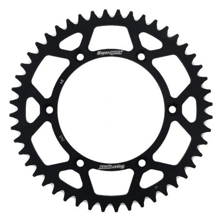 Supersprox, rozeta duralová 7075-T6 (ERGAL) 270 48 Yamaha YZ/YZF '99-'18 (JTR251.48) (JTR245/2.48), černá barva,