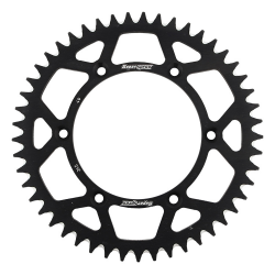 Supersprox, rozeta duralová 7075-T6 (ERGAL) 270 49 Yamaha YZ/YZF '99-'18 (JTR251.49) (JTR245/2.49), černá barva,
