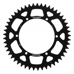 Supersprox, rozeta duralová 7075-T6 (ERGAL) 489 49 Kawasaki KX/KXF 84-18 (JTR460.49), černá barva,