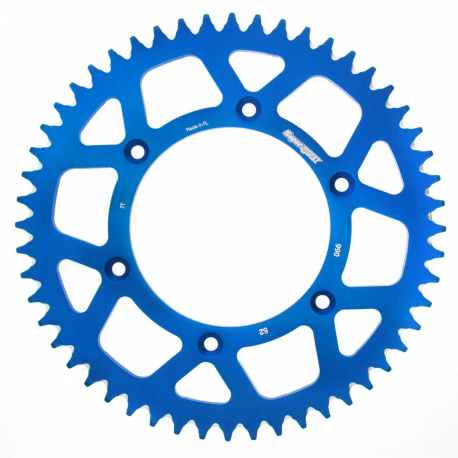 Supersprox, rozeta duralová 7075-T6 (ERGAL) 899 52 KTM SX/EXC (JTR897.52), modrá barva,