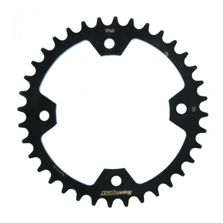 Supersprox, rozeta 4509 36 Suzuki LTR 450 '06-'10 (JTR1760.36), černá barva, ocelová