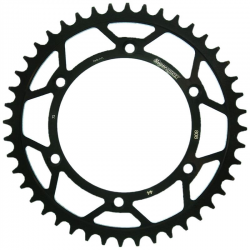 Supersprox, rozeta 808 45 Suzuki DRZ 400 00-09 (JTR808.45), černá barva, ocelová