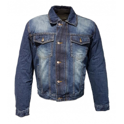 Roleff, Jeans bunda Aramid, model RO1515, modrá barva, velikost XL