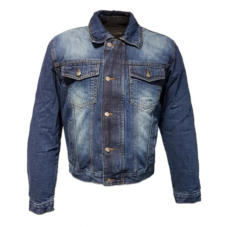 Roleff, Jeans bunda Aramid, model RO1515, modrá barva, velikost XL