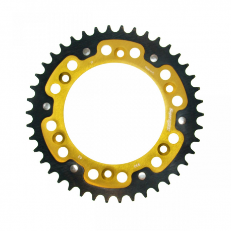 Supersprox, rozeta 899 42 STEALTH (ocelová / duralová) KTM SX/EXC (JTR897.42), zlatá barva