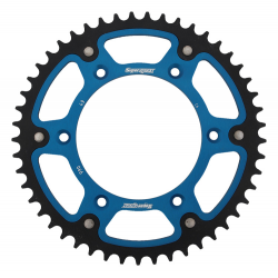 Supersprox, rozeta 899 49 STEALTH (ocelová / duralová) KTM SX/EXC/EXCF/SXF, Husqvarna TE/TC/FE/TC '16- (JTR897.49), modrá barva