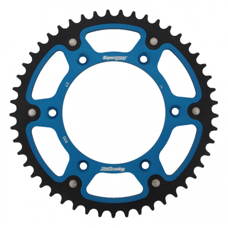 Supersprox, rozeta 899 49 STEALTH (ocelová / duralová) KTM SX/EXC/EXCF/SXF, Husqvarna TE/TC/FE/TC '16- (JTR897.49), modrá barva