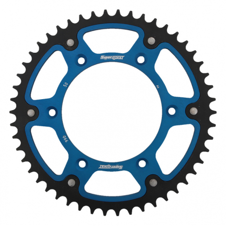 Supersprox, rozeta 899 50 STEALTH (ocelová / duralová) KTM SX/EXC/EXCF/SXF, Husqvarna TE/TC/FE/TC '16- (JTR897.50), modrá barva