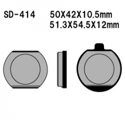 Vesrah, brzdové desky KH33 Semi Metal Kawasaki Z400/650/750/1000, KZ900 76-77