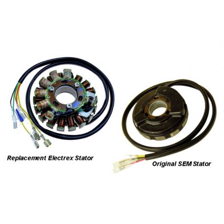 Electrex, stator alternátoru, se světly, KTM 400/600/620 '83-'99(LC4), Husaberg DO '99, Husqvarna TE410/510