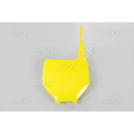 UFO, přední číslová tabulka, Suzuki RMZ 250 '04-'06 žlutá barva