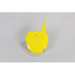 UFO, přední číslová tabulka, Suzuki RM 85 '00-'08 žlutá barva
