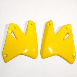 UFO, kryty chladičů, Suzuki DRZ 400 S/E '00-'09 žlutá barva