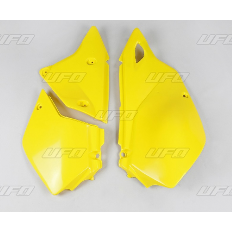 UFO, podsedlové tabulky, Suzuki DRZ 400E '00-'09 žlutá barva