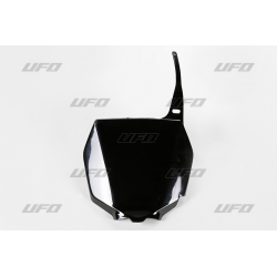 UFO, přední číslová tabulka, Suzuki RM 125/250 '01-'17, RMZ 250 '07-'09, RMZ 450 '05-'07, černá barva