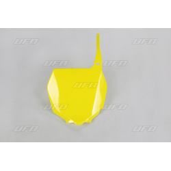 UFO, přední číslová tabulka, Suzuki RM 125/250 '01-'17, RMZ 250 '07-'09, RMZ 450 '05-'07, žlutá barva