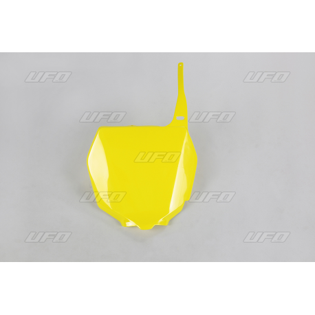 UFO, přední číslová tabulka, Suzuki RM 125/250 '01-'17, RMZ 250 '07-'09, RMZ 450 '05-'07, žlutá barva