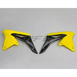 UFO, kryty chladičů, Suzuki RMZ 250 '10-'17 žlutá barva/černá