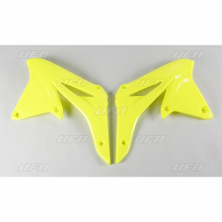 UFO, kryty chladičů, Suzuki RMZ 250 '10-'17 žlutá barva FLUO