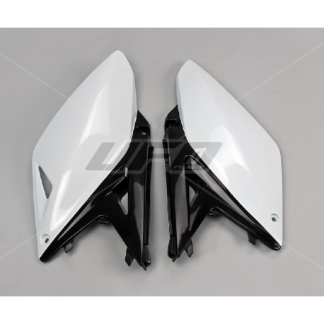 UFO, podsedlové tabulky, Suzuki RMZ 250 '10-'18 barva černá/bílá