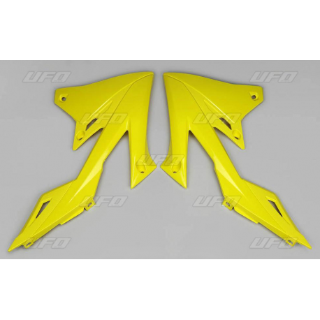 UFO, kryty chladičů, Suzuki RMZ 250 '19, RMZ 450 '18-19 žlutá barva