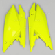UFO, podsedlové tabulky, Suzuki RMZ 250 '19-'20, RMZ 450 '18-'20 žlutá barva FLUO