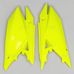 UFO, podsedlové tabulky, Suzuki RMZ 250 '19-'20, RMZ 450 '18-'20 žlutá barva FLUO