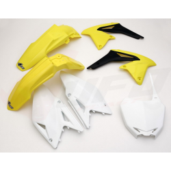 UFO, sada plastů, Suzuki RMZ 450 '11-'12 barva OEM (žlutá/bílá/černá)