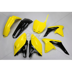 UFO, sada plastů, Suzuki RMZ 250 '14-'18, barva OEM (žlutá/černá),