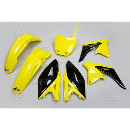 UFO, sada plastů, Suzuki RMZ 250 '14-'18, barva OEM (žlutá/černá)