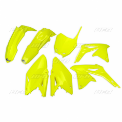 UFO, sada plastů, Suzuki RMZ 450 '14-17 žlutá barva FLUO (SU417DFLU)