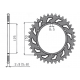 Sunstar, rozeta 899 45 KTM SX/EXC (JTR897.45) (řetěz 520) (89945JT)