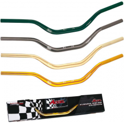 Accel, alu řidítka Taper (28,6mm) MX, model Honda CR vysoká (7075-T6) ERGAL, zlatá barva (šířka 790mm, výška 101mm)