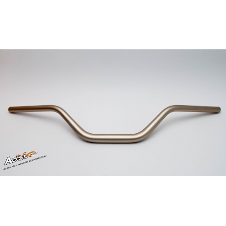 Accel, alu řididítka (28,6mm) TAPER MX ATV, nízká (7075-T6) ERGAL, titan barva (šířka 770mm, výška 130mm)