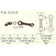 Vesrah, ojniční sada Yamaha YFS 200 (YFS200) BLASTER '88-'06 (VA2009) (MADE IN JAPAN)